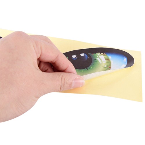 1 Pair Cool 3D Mysterious Cat Eyes Car Sticker Green Evil Window Mirror Decal/_G