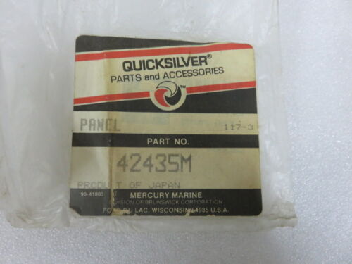 R68 Genuine Mercury Quicksilver 42435M Switch Panel OEM New Factory Boat Parts