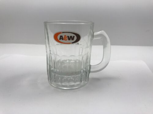 Details about   A&W Root Beer MIni Small Glass Mugs Old Logo A and W Mug VTG 