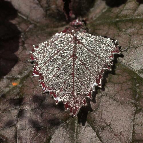 Birch Leaf Pendant /& Chain