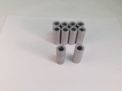 10 Aluminum Bolt Spacers 5//8 OD X 3//8 ID  X 1 1//4” long made in the USA