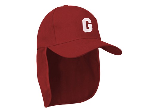 Junior legionnaire Baseball Cap Boy Girl Children Maroon Hat Sun Protection