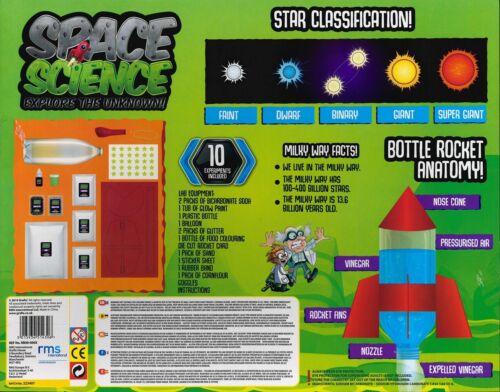 Kinder Raum Wissenschaft 10 X DIY Experimente Inc Mache Deinen Eigenen Rakete 