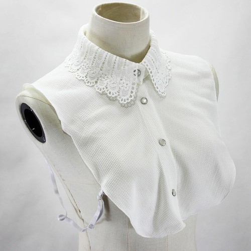 Lace Lapel Shirt False Fake Collar Necklace Ladies Removable Choker Detachable