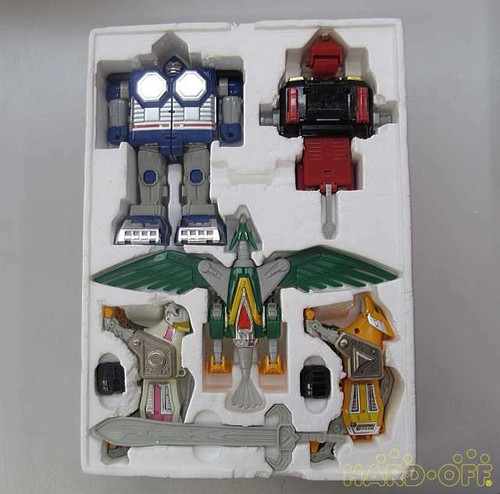 Vintage BANDAI Power Rangers Lost Galaxy GINGAMAN DX GINGAIOH