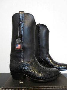 Blackjack rattlesnake skin boots