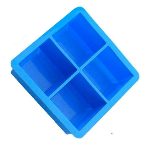 Big Giant King Size Large Silicone Kitchen DIY Ice Cube Square Tray Mold Super C 