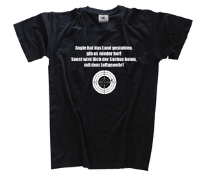 Angie hat das Land gestohlen gib es wieder her Wutbürger Sachsen T-Shirt S-3XL