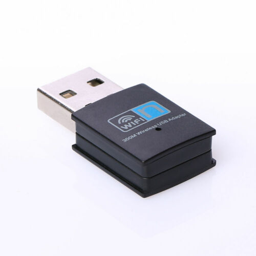 Wireless WiFi Adapter Dongle Network LAN Card 802.11n 300Mbps For Windows 10 7 8