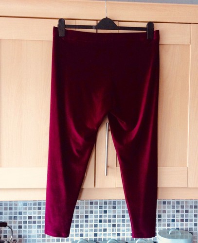 Berry M/&S High Rise Soft Touch Leggings Size 18S New With Tags