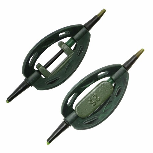 InLine Feeder carpes Futterkorb Nourriture paniers 25 G raison Pêche Carpe Pêche 2st.