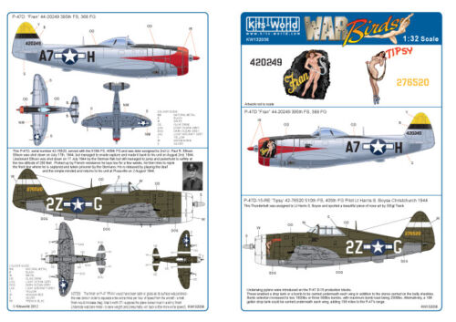 KITS-WORLD 1/32 P-47D Thunderbolt # 32036 