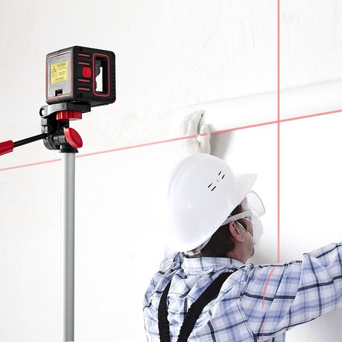 Niveau laser Self Leveling Cross Line avec trépied Ensemble complet 3 ligne ADA cube 3D