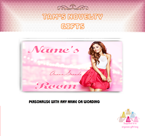 Ariana Grande personalised door plaque perfect gift gift bagged