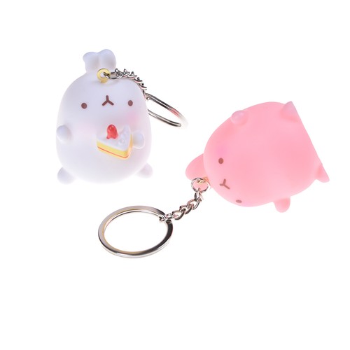 Cute Kawaii Bunny Pendant Cute Rabbit Keyring Keychain Car Key Chain Decor In UK