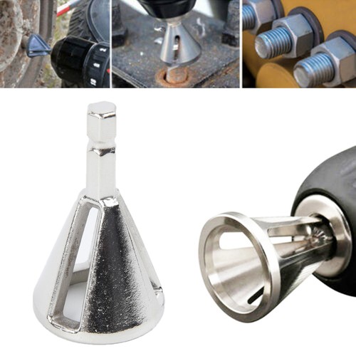 Deburring External Chamfer Drill Bit Shank Stainless steel Silver Tool Remove