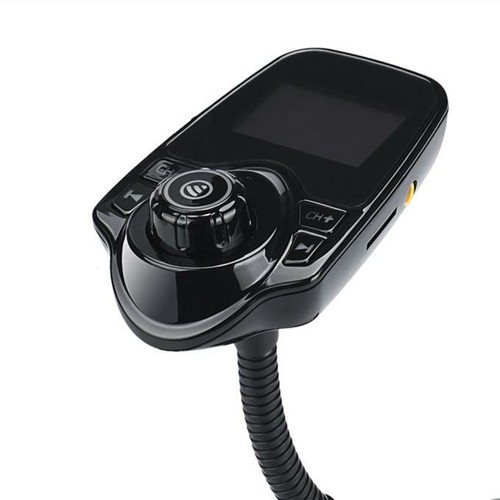 Nulaxy 1.44 LCD Wireless Bluetooth FM Transmitter In-Car Radio Adapter Kit USB