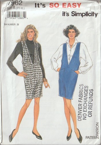 OOP Simplicity Sewing Pattern Misses Plus Size Dress You Pick