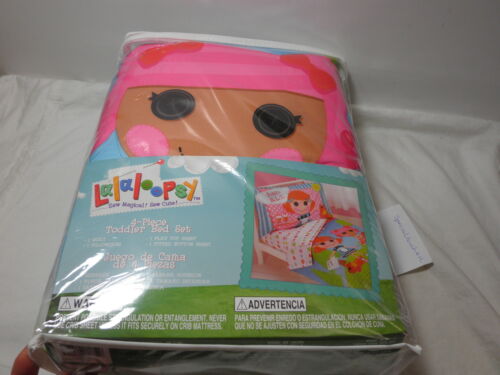 4 pcs Lalaloopsy /"PICKLES B.L.T/" Toddler Bed Set ~ Quilt and Toddler Sheet Set