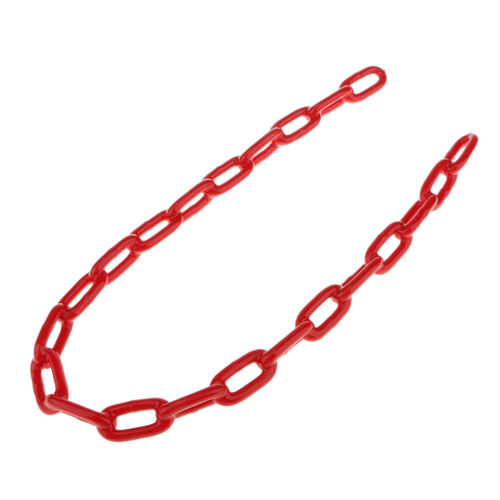 Durable Soft Plastic Coated Iron Swing Chain Swing Rope Swing Accs 1.2M Red