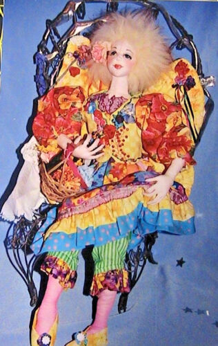 SUNRISE ANGEL~Patti Medaris Culea 20/" *RARE 1995 cloth art doll pattern
