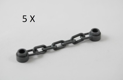 LEGO® Dark Gray Chain 5 Links Design ID 92338