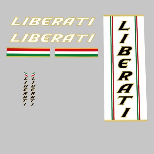 Liberati bicycle Telaio Adesivi decals Trasferibili N.100 