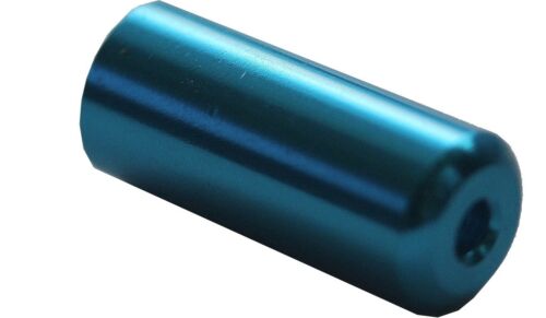 4 bleue//turquoise Erdmann ALU-extrémités pour 4,5 mm wellen enveloppes