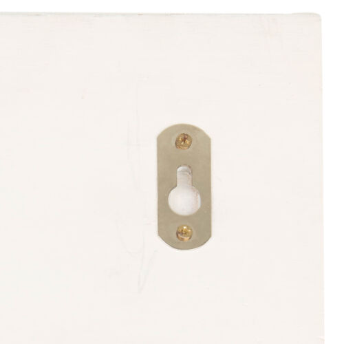 Wall-Mounted Vintage White Wooden Mail Holder Organizer Key Hooks /& Mason Jar
