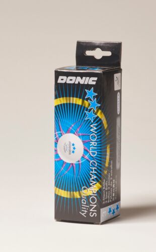Donic P40+ 3-Star Cell-Free Table Tennis Ball 3pcs (Sale)