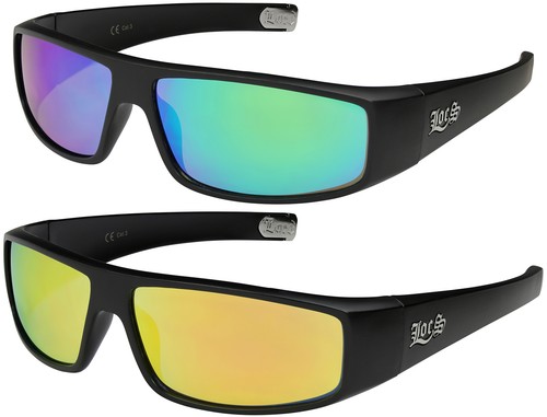 2er Pack Locs 9035 Choppers Motorrad Brille Sonnenbrille Männer verspiegelt