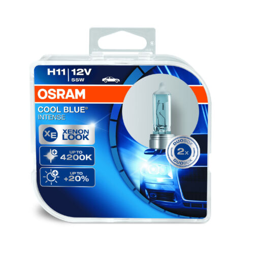 2x Suzuki Grand Vitara MK2 H11 Genuine Osram Cool Blue Intense Low Beam Bulbs
