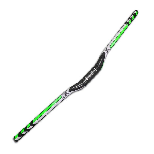 EC90 MTB Mountain Bike 31.8mm Full Carbon Fiber Riser//Flat Handle Bars Green