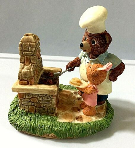 Details about   Hallmark Tender Touches "Bears at BBQ" Figurine 1991 