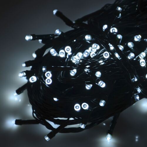 Battery Operated Chasing LED Lights String With Timer Indoor Outdoor Christmas
