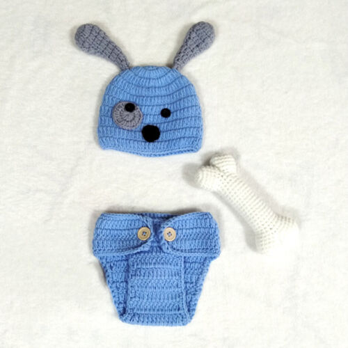 Neugeborenen Baby Jungen Mädchen Nette Crochet Knit Kostüm Foto Fotografie Pro 