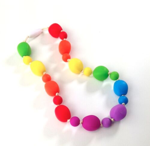 Autism Necklace Silicone Chewable Jewelry for Oral Sensory Needs child size