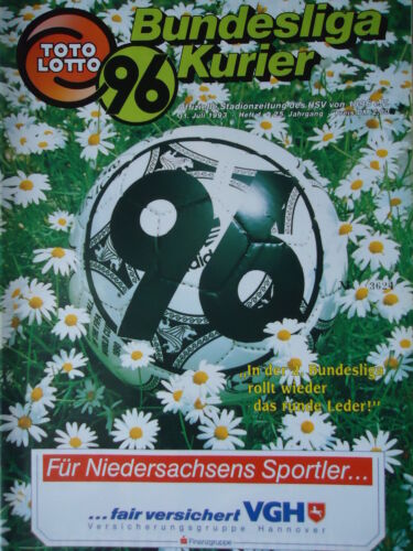 Te Be Berlin Programm 1993//94 Hannover 96