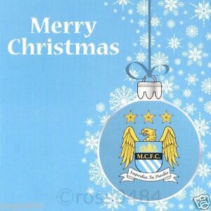 christmas manchester man xmas card gift official fc