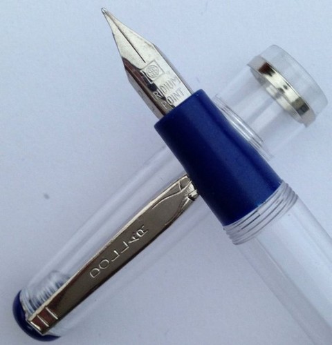 3pc dollar piston filler transparent demonstrator fountain pen lot from Pakistan