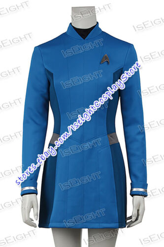 Star Trek Beyond Cosplay Doctor Carol Marcus Costume Blue Dress Uniform Fashion
