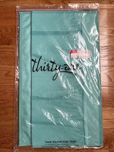 NWT Thirty One 31 Stand Tall Insert-Turquoise Cross Pop-For Large Utility Tote 
