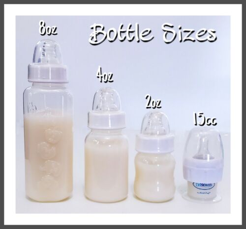 Dr Micro Preemie 15 cc NEW Brown/'s Reborn Fake Formula Bottle! 1//2 ounce