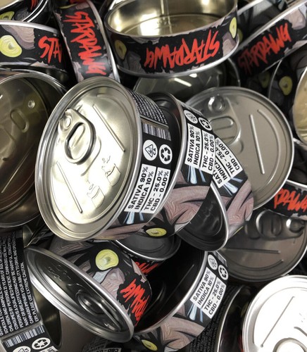 Jungle Boys Cali Cookies PRESS IT IN TINS CALI TUNA CAN PRESSITIN LABELS SEAL UK