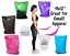 Assorted  Colors Gift Combo w Handles 3 Sizes 30 Pack Plastic Merchandise Bags