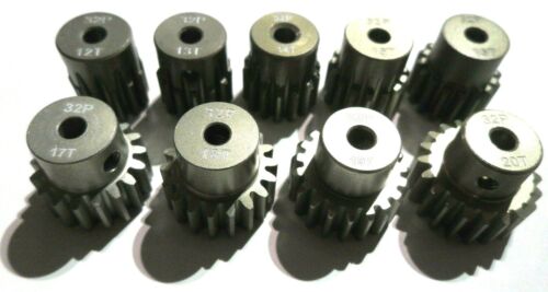 32P pitch 3mm Pinion Gears 9t tooth to 24t fits Brushless motor crawler traxxas 