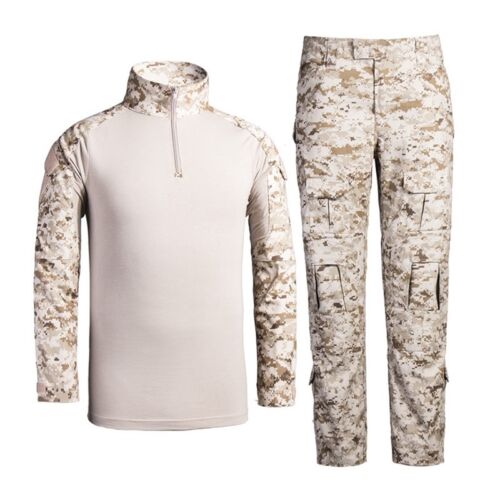Men/'s Combat Uniform Shirt Pants Suit BDU Military Tactical Army Sets  SWAT.