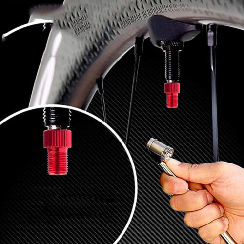 Bicycle Pump Adapters Converter Presta to Schrader Bike Valve Brass Connector