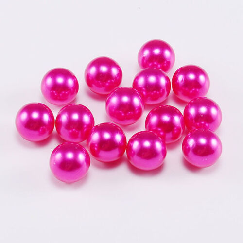 Wholesale Round No Hole ABS Imitation Pearl Loose Beads DIY Craft Jewelry Making 