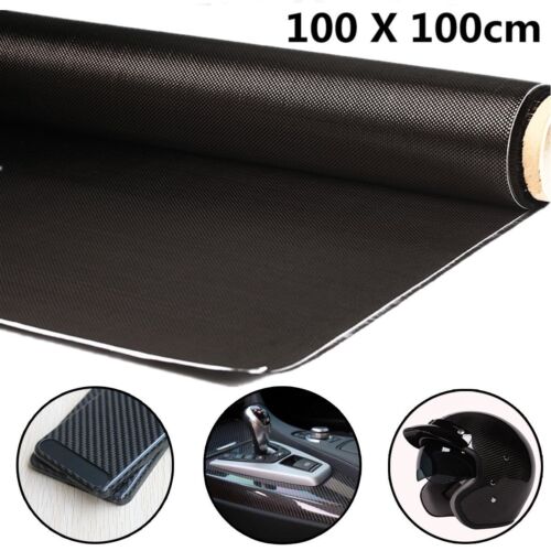 3K 200gsm 100x100cm High Strength Carbon Fiber Cloth For Interlayer 40/" Decor